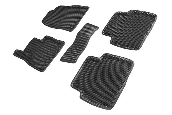 Коврики 3D EVA "РОМБ" Mazda CX5 II 2017-н.в. черные (комплект) SEINTEX 95191