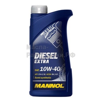 Масло моторное Mannol Diesel Extra 10W-40 (1л) 1105