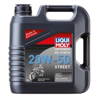 Моторное масло для 4-тактных мотоциклов Motorbike HD Synth Street 20W-50 LIQUI MOLY (4л) 3817