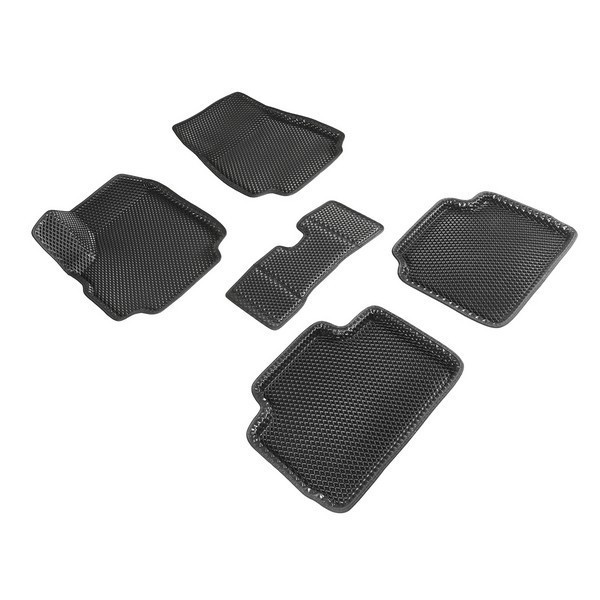 Коврики 3D EVA "РОМБ" Lada Niva 2121 (4x4) 2019-н.в. черный (комплект) 95216 SEINTEX