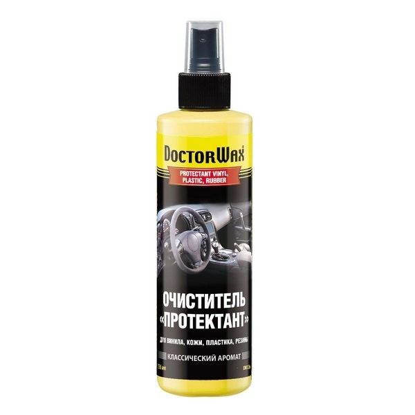 DW5226 DoctorWax Очиститель «Протектант» для винила, кожи, пластика, резины 236 мл
