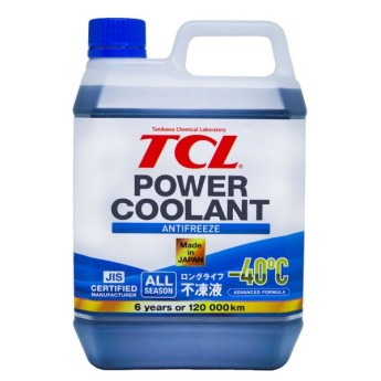 Антифриз TCL POWER COOLANT BLUE -40C (синий) (2л) PC240B