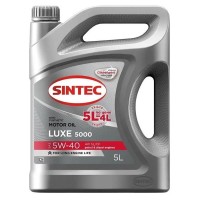 Масло моторное SINTEC LUXE 5000 10W-40 SL/CF (5л) 600300 (АКЦИЯ 5 по цене 4)
