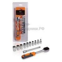 Набор головок с трещоткой 1/4 дюйма DR 72Т 12 предметов AIRLINE AT1226