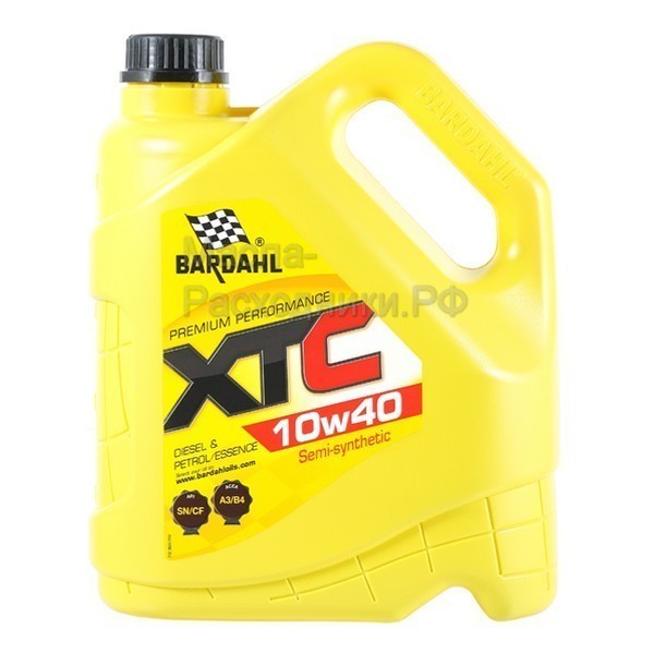 BARDAHL XTC 10W-40 A3/B4, SN/CF Масло моторное (4л) 36242