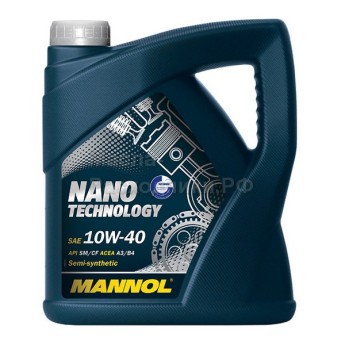 Масло моторное Mannol Nano Technology 10W-40 (4л) 1153