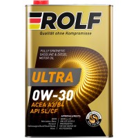 Масло моторное 0W-30 ROLF ULTRA A3/B4 SL/CF (1л) 322943