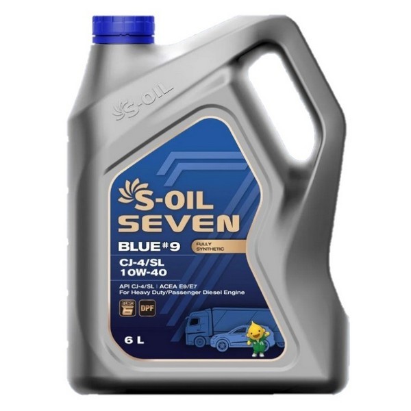 Масло моторное S-OIL SEVEN BLUE7 CJ-4/SL 10W-40 (4л) E107865