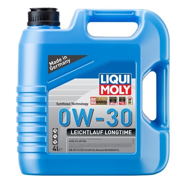 LIQUI MOLY Leichtlauf Longtime 0W-30 SN, C3 Масло моторное (4л) 39039