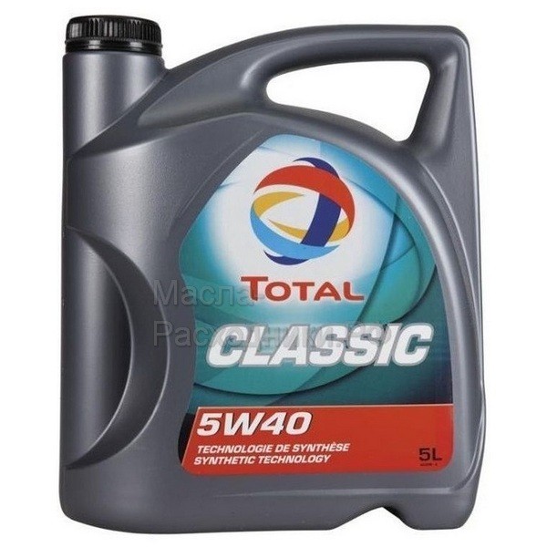 Масло моторное TOTAL CLASSIC 5W-40 (5л)
