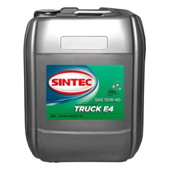 Масло моторное 10W-40 SINTEC TRUCK E4/E7 (20л)  900352