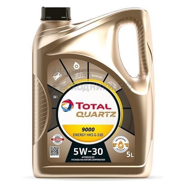 Моторное масло TOTAL QUARTZ ENERGY 9000 HKS G-310 5W-30 (5л) 213800