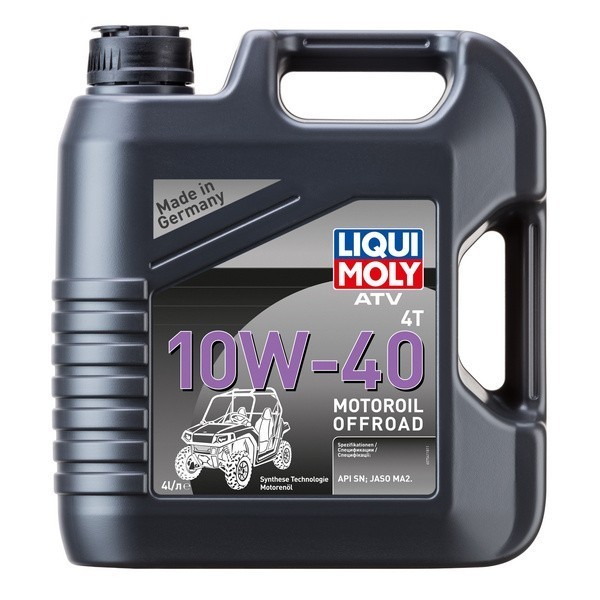 Моторное масло для 4-тактных мотоциклов Liqui Moly ATV 4T Motoroil Offroad 10W-40 (4л) (арт. 7541)
