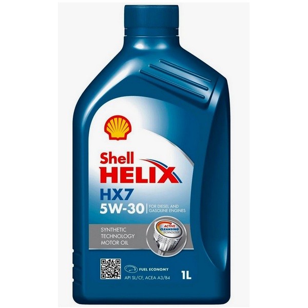 Масло моторное Shell Helix HX7 5W-30 (1л) 550040292