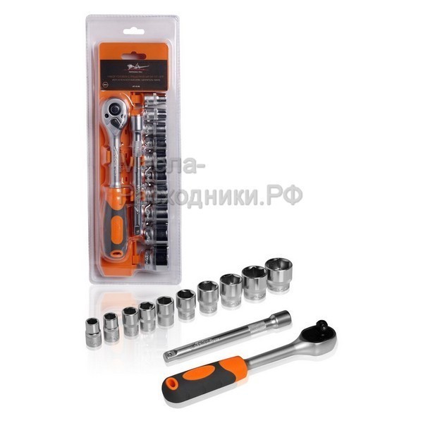 Набор головок с трещоткой 3/8 дюйма DR 72Т 12 предметов AIRLINE AT1229