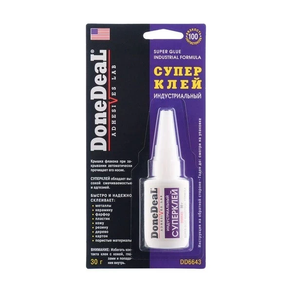 DD6643 Done Deal Super Glue Industrial Formula Суперклей индустриальный 30 гр