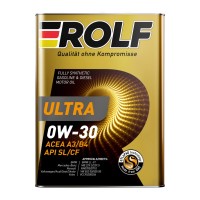 Масло моторное 0W-30 ROLF ULTRA A3/B4 SL/CF (4л) 322944