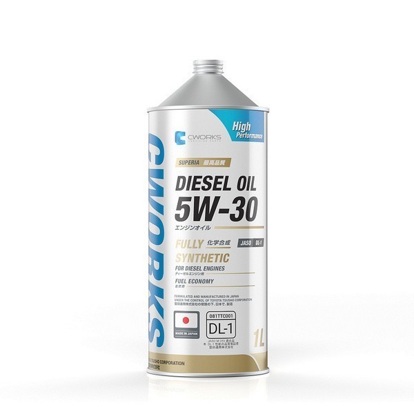 CWORKS SUPERIA DIESEL 5W-30 DL-1 Масло моторное (1л) A12SR1001