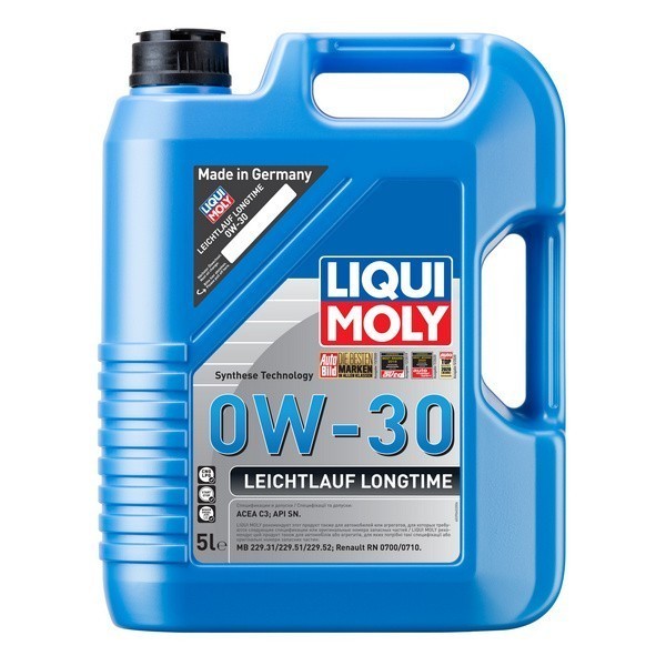 LIQUI MOLY Leichtlauf Longtime 0W-30 SN, C3 Масло моторное (5л) 39040