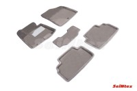 SEINTEX Ворсовые 3D коврики HYUNDAI i30 2012- серые (комплект) 84716