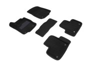 SEINTEX Ворсовые 3D коврики MERCEDES BENZ GLE Coupe C292 2015- черные (комплект) 90250