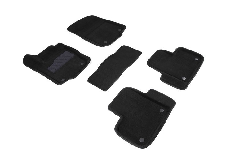 SEINTEX Ворсовые 3D коврики MERCEDES BENZ GLE Coupe C292 2015- черные (комплект) 90250