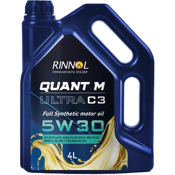 Масло моторное RINNOL QUANT М ULTRA C3 5W-30 (4л) 100544