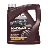 MANNOL 7715 масло моторное O.E.M for VW Audi Skoda 5W-30 LONGLIFE VW 504/507 SN (4л) 77154