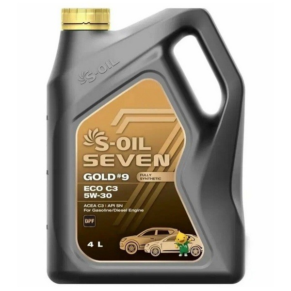 Масло моторное S-OIL SEVEN GOLD9 ECO C3 5W-30 (4л) E107752