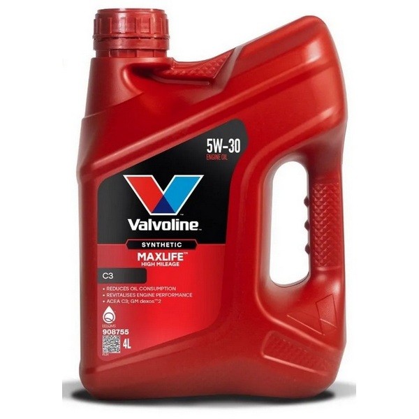 Масло моторное Valvoline MAXLIFE C3 5W-30 (4л) 908755