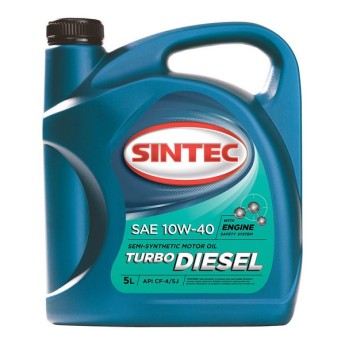 Масло моторное 10W-40 SINTEC Turbo Diesel CF-4/CF/SJ (5л) 122445