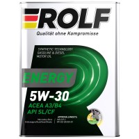 Масло моторное 5W-30 ROLF Energy A3/B4 SL/CF (4л) 102097