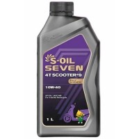 Масло моторное S-OIL Moto SEVEN 4T SCOOTER9 SN/MB 10W-40 (1л) E107998