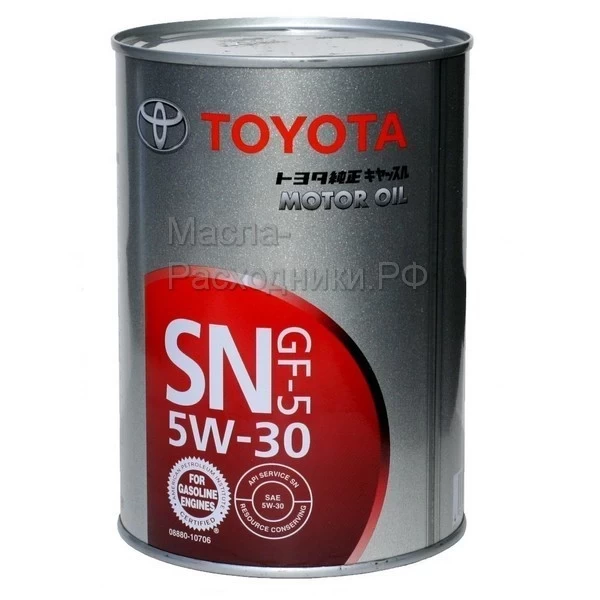 Масло моторное 08880-10806 Toyota 10W-30 SN/CF GF-5 (1л)