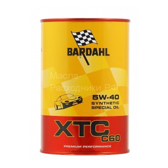 BARDAHL XTC C60 5W-40 Масло моторное (1л) 334040