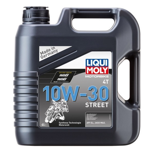 LIQUI MOLY Motorbike 4T 10W-30 Street SL, MA-2 Масло 4-тактное (4л) 1688