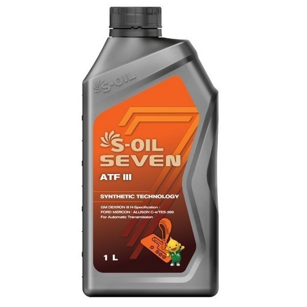 Масло трансмиссионное S-oil ATF Dexron III (1л) E107993 DRAGON