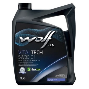 WOLF VITALTECH 5W-30 D1 SN PLUS Масло моторное (4л) 8332340