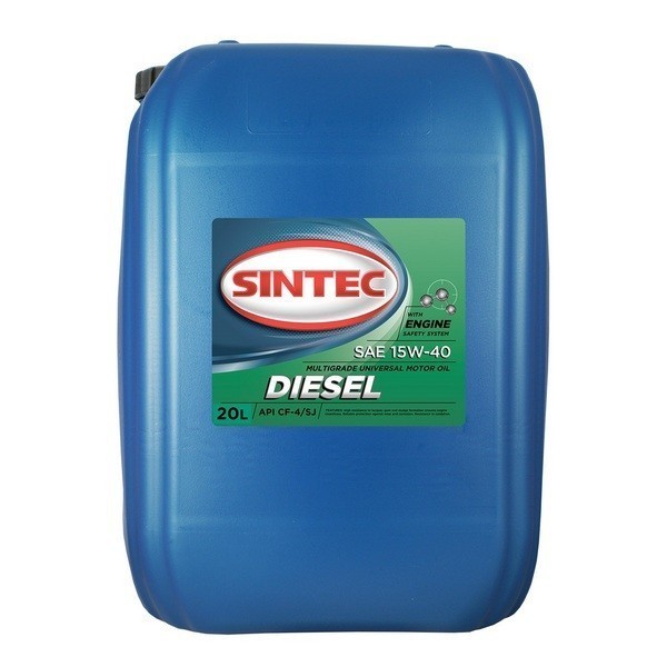 Масло моторное 15W-40 SINTEC Diesel CF-4/CF/SJ (20л) 122421