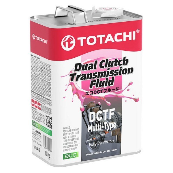Масло трансмиссионное TOTACHI DCTF MULTI-TYPE (4л) A8204