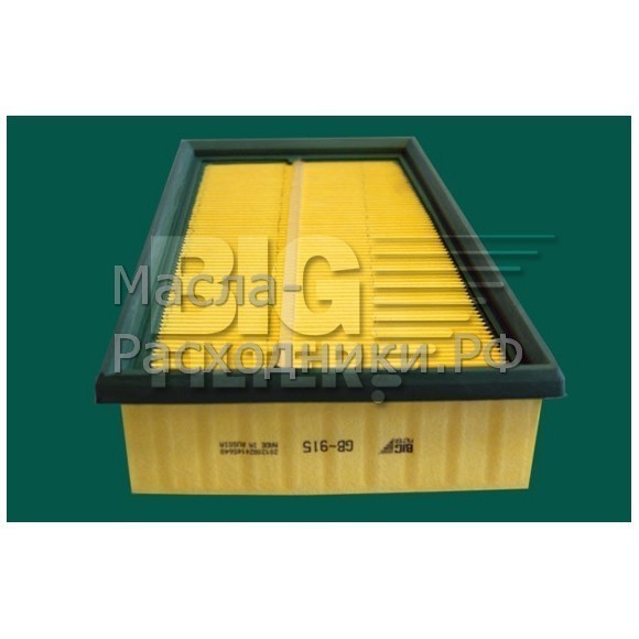 Фильтр воздушный BIG GB-915 NISSAN Qashqai 1.6/2.0/2.0 dCI (07->), N. X-Trail II 2.0/2.0 dCI (07->), RENAULT Koleos 2.0 dCI (07->)