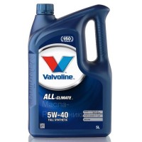 Масло моторное  Valvoline ALL CLIMATE 5W-40 (5л) 872281
