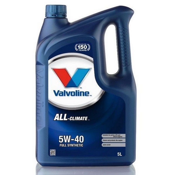 Масло моторное  Valvoline ALL CLIMATE 5W-40 (5л) 872281