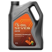 Масло трансмиссионное S-oil SEVEN ATF CVTF (4л) E107817 DRAGON