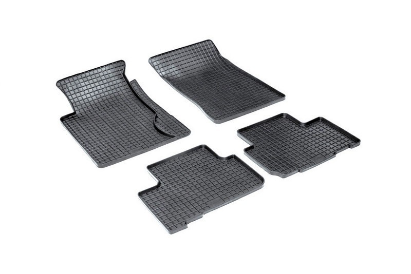 Коврики резиновые с рисунком "Сетка" SSANG YONG REXTON 2002-2008 (комплект) SEINTEX 00188