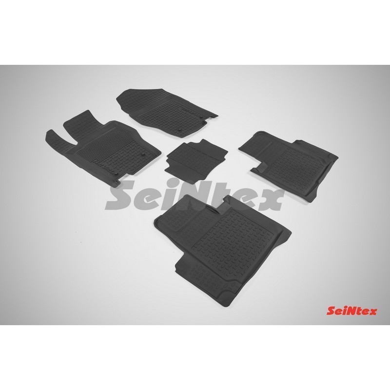 Коврики с высокими бортиками HAVAL H8 (2 ряда) 2015- (комплект) SEINTEX 86779