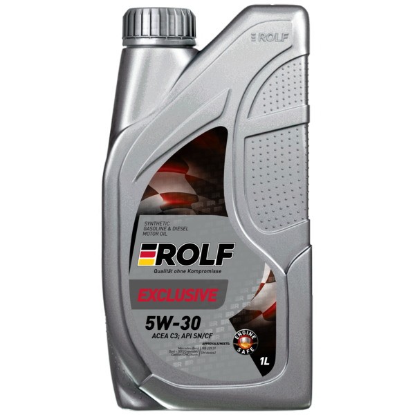 Масло моторное 5W-30 ROLF Exclusive C3 SN/CF (1л) 106553