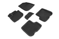 Коврики 3D EVA "РОМБ" Renault Sandero II, Logan II 2014-2020 черный (комплект) 95233 SEINTEX