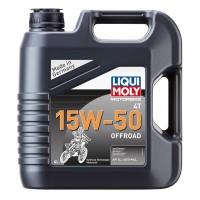 LIQUI MOLY Motorbike 4T 15W-50 Offroad SL, MA-2 Масло 4-тактное (4л) 3058