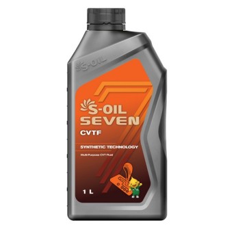 Масло трансмиссионное S-oil SEVEN ATF CVTF (1л) E107819 DRAGON